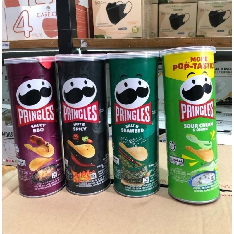 

Pringles keripik kentang 102gram All varian random (Promo)