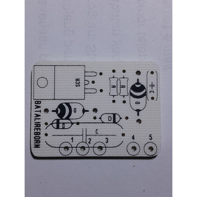 PCB CDI Vespa skema original