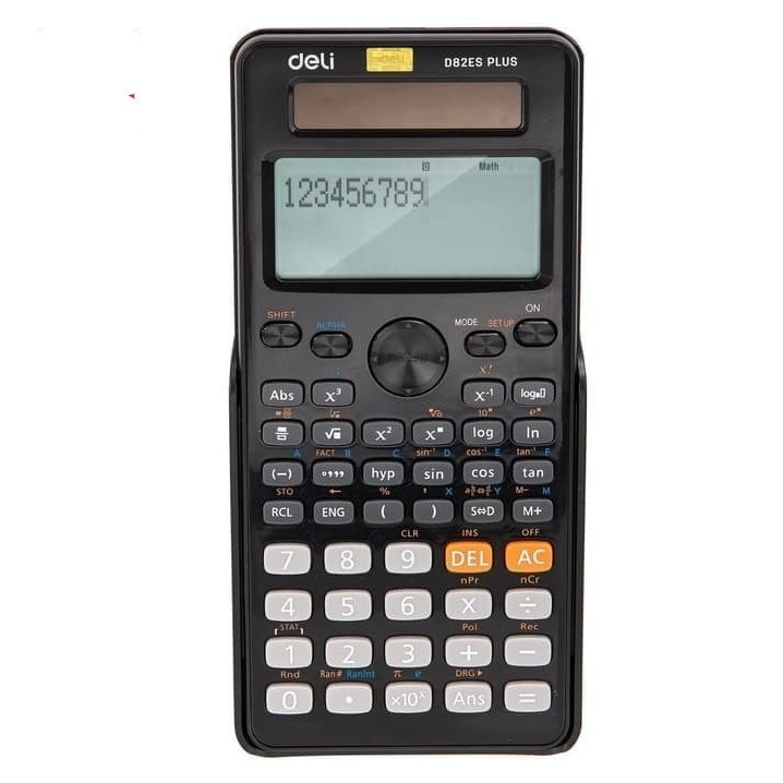 

Kalkulator Ilmiah Matematika Scientific Calculator DELI D82ES ( 252 Fungsi )