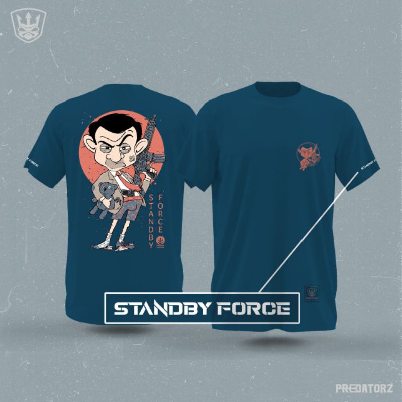 T-shirt Predatorz Mr Bean Standby force