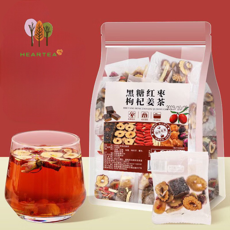 

CHINESE TEA / TISANE / TEH HERBAL- BLACK SUGAR GINGER HONGZAO [10 SACHET] 红糖姜枣茶