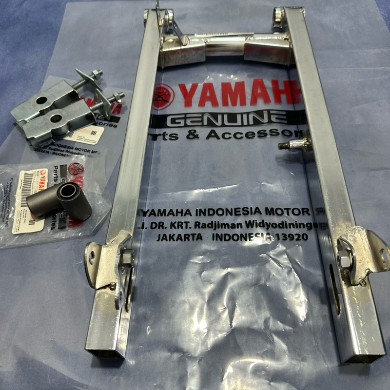 SWING ARM KOMPLIT YAMAHA JUPITER Z VEGA R  NEW JUPITER X BURHAN CROME