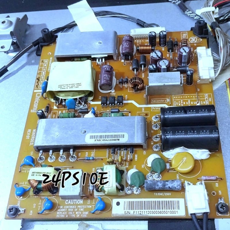 PSU TOSHIBA 24PS10E ORIGINAL MAINBOARD MOTHERBOARD