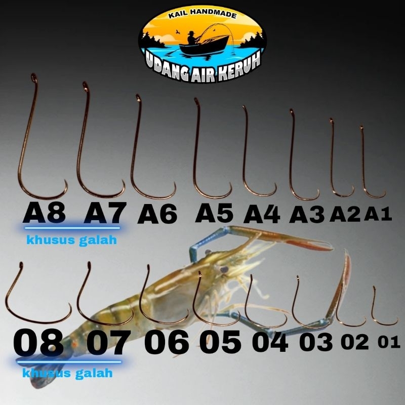 kail udang *HANDMADE* versi kecil&besar