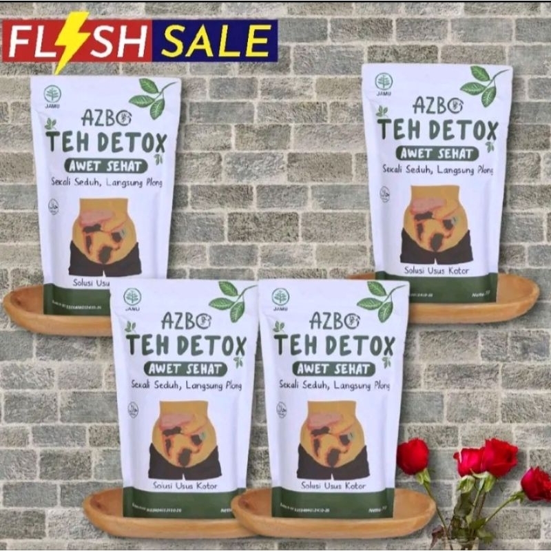 

EXSTRA PROMO PAKET 4 PAK Teh AZBO minuman greentea herbal alami kemasan baru 130grm dengan jahe