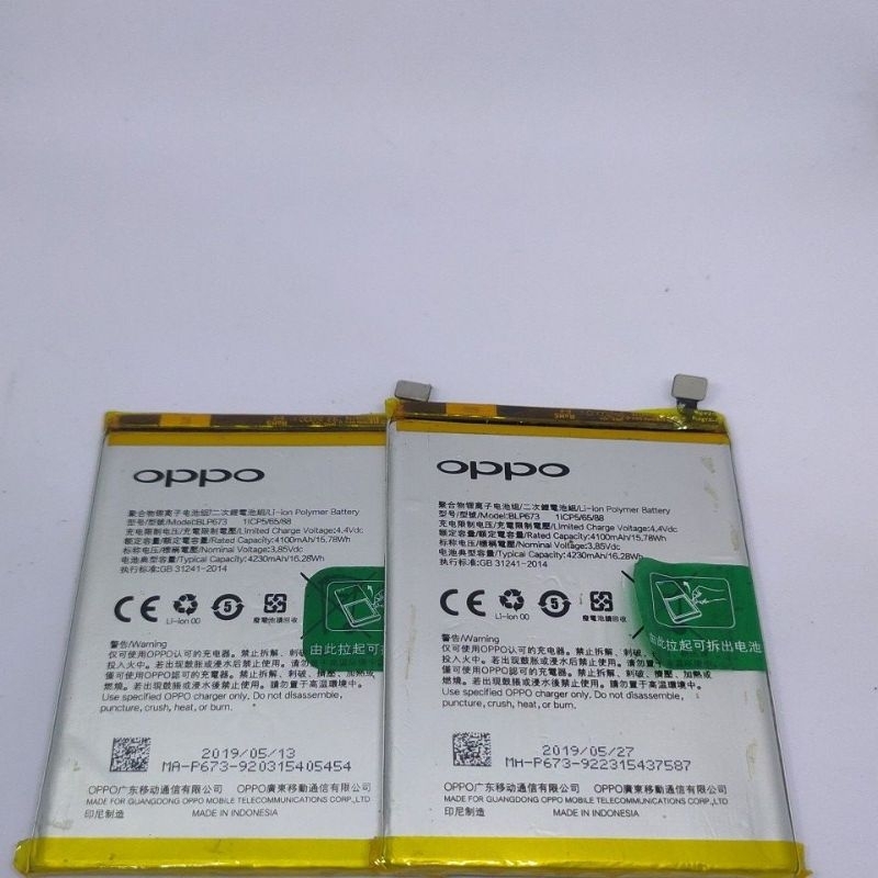 Batrai Batre Oppo A3S / A7 / A5S / A31 2020 Blp673 ORI Copotan