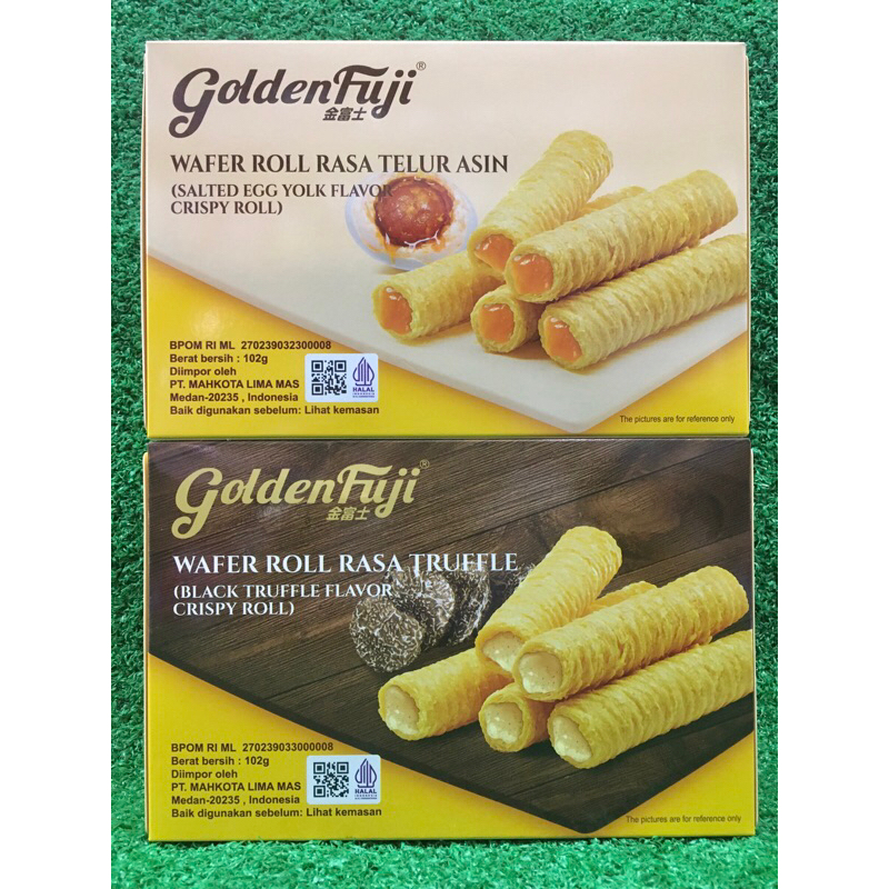 

Golden Fuji Crispy Wafer Roll Flavour 102gr Impor China HALAL