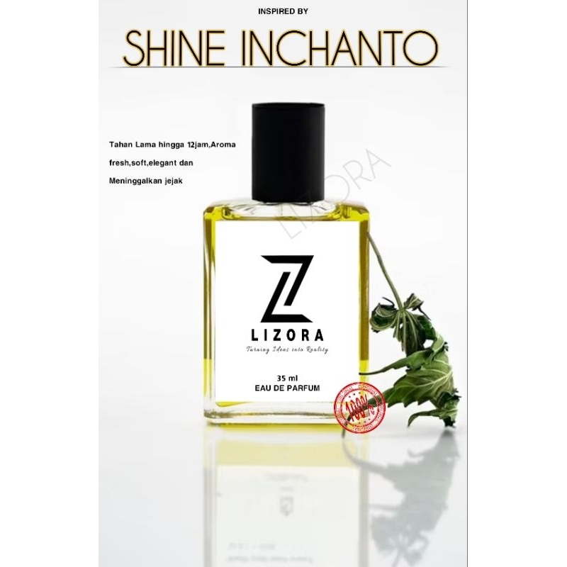 Inchanto shine Unisex Parfume Recomended aroma segar buah lemon 35ml Wangi 24jam Lizoraparfum