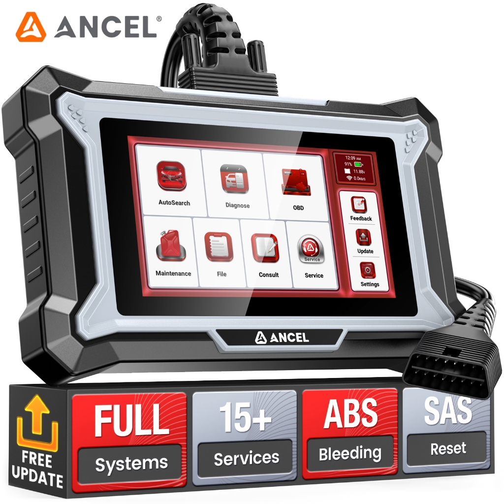 Versi Indonesia* *ANCEL DS200 OBD2 Automotive Scanner 15 Reset Car Code Reader D.PF Regen Engine ABS