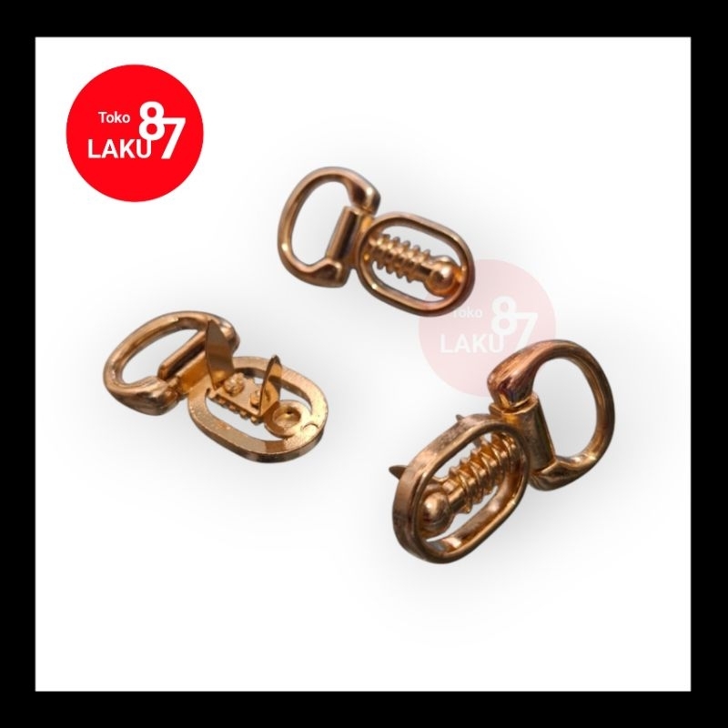 Kaitan Tas  20 mm Import Gold Emas