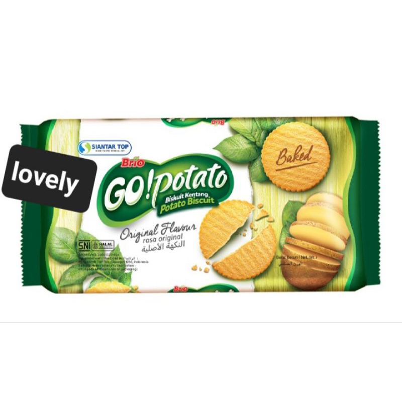 

BRIO GO ! POTATO BISKUIT KENTANG ORIGINAL 56 G