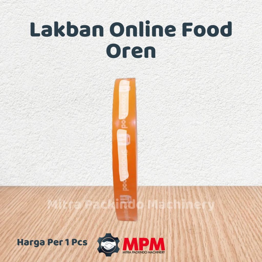 

Isolasi Makanan Ojol Online Warna Oren 12mm x 50m