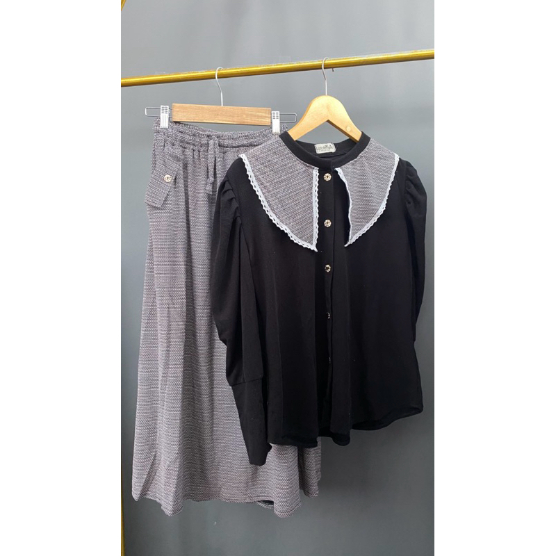 Setelan Rok / Setelan Rok Knit / Setelan Rok Aster / Setelan Knit Premium / Setelan Knit Cantik / Se