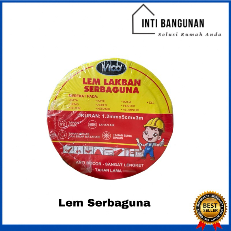 Lem Seng Lakban Serbaguna 5cm x 3m 3 meter Waterproof Tape Lakban Talang / Genteng / Atap / Pipa Ant