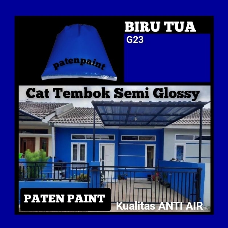 CAT TEMBOK GLOSSY CAT TEMBOK WARNA BIRU CAT TEMBOK BERMINYAK CAT TEMBOK KILOAN
