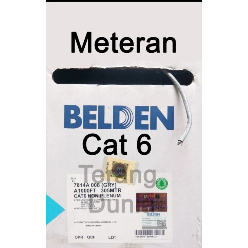 Kabel Data Belden Cat6 Kabel Internet Cat6 Belden Kabel Belden Cat6