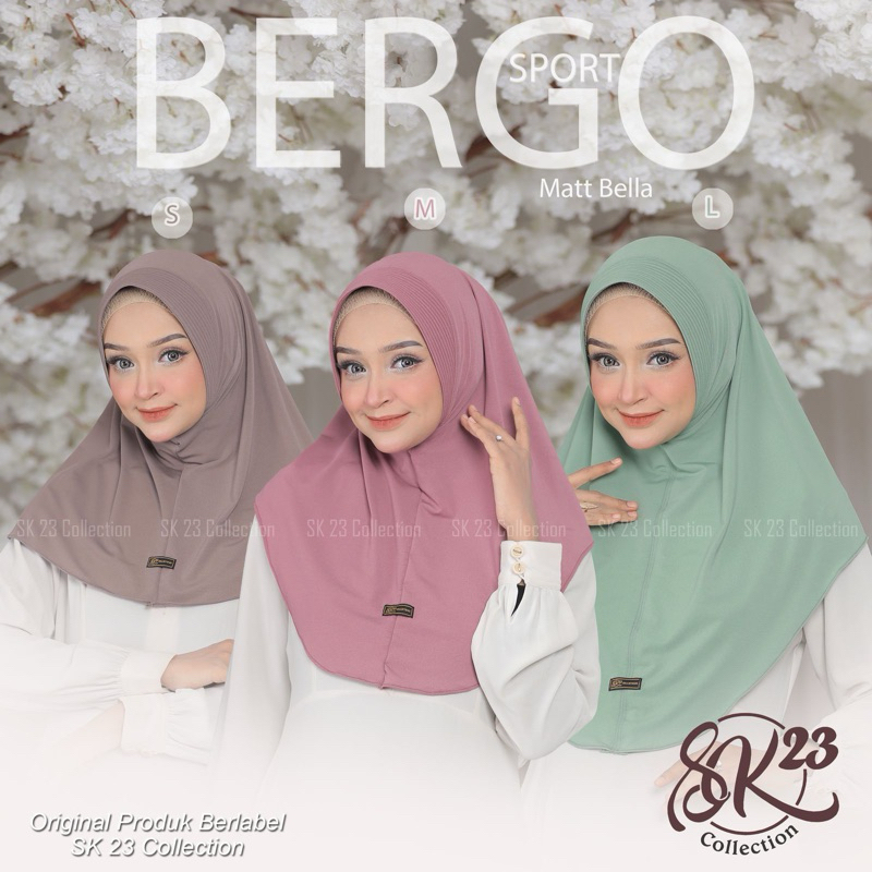 Hijab Bergo SK23| HIJAB BERGO MATT BELLA