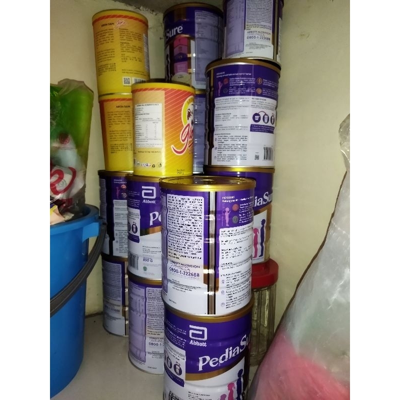 Kaleng Susu Bekas Pediasure 400 800 850 g