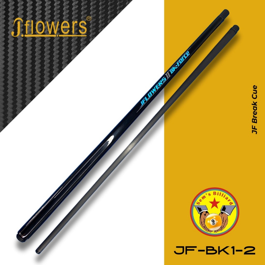 JFlowers Cue - [ JF-BK1-2 ] - [ Break Cue ] - Stick Billiard JFlowers - J Flowers