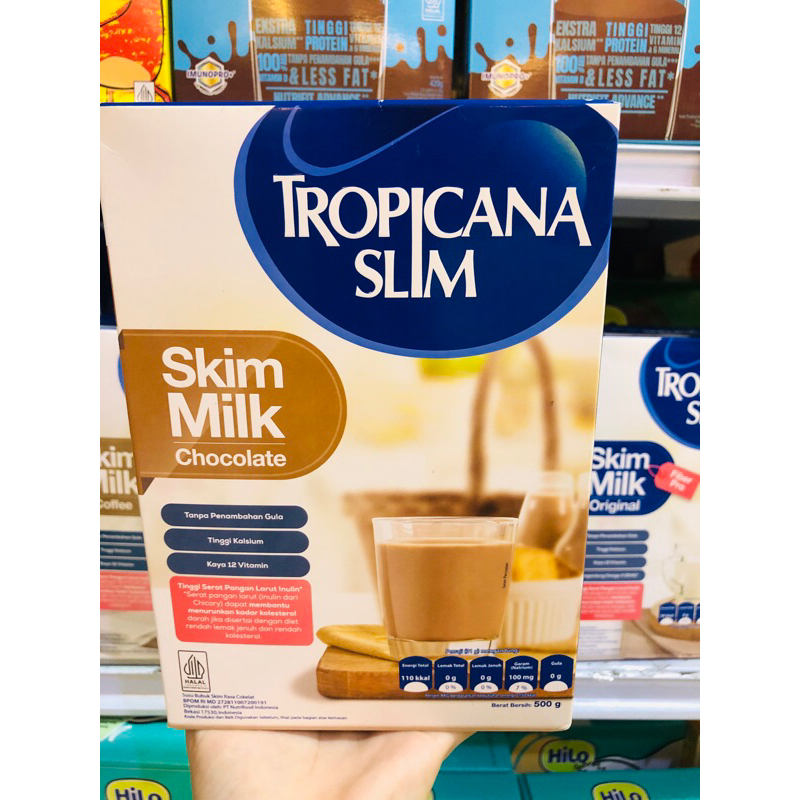 

TROPICANASLIM SKIM MILK 500 gram cokelat