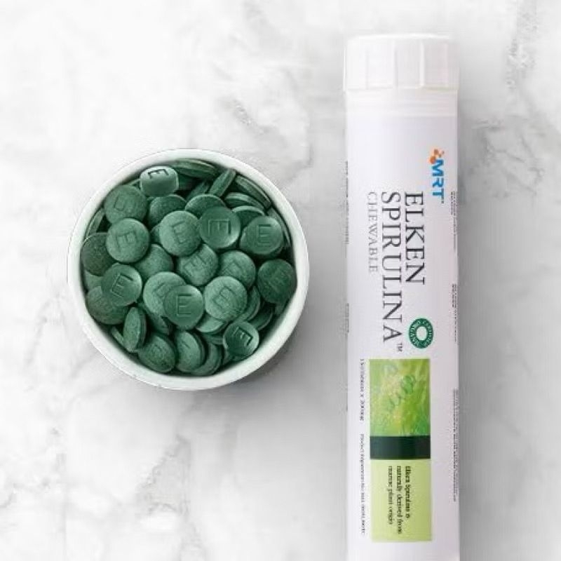Elken Spirulina 150 tablet handy pack/Antioksidan tinggi / 100% bahan alami