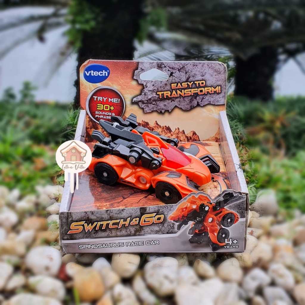 Vtech Switch and Go Spinosaurus Race Car - Orange