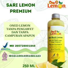 

RB22 OneD Sari Lemon 250ML 100% Jus Lemon Asli Dijamin Fresh Diperas Dadakan Setelah Pesanan Masuk