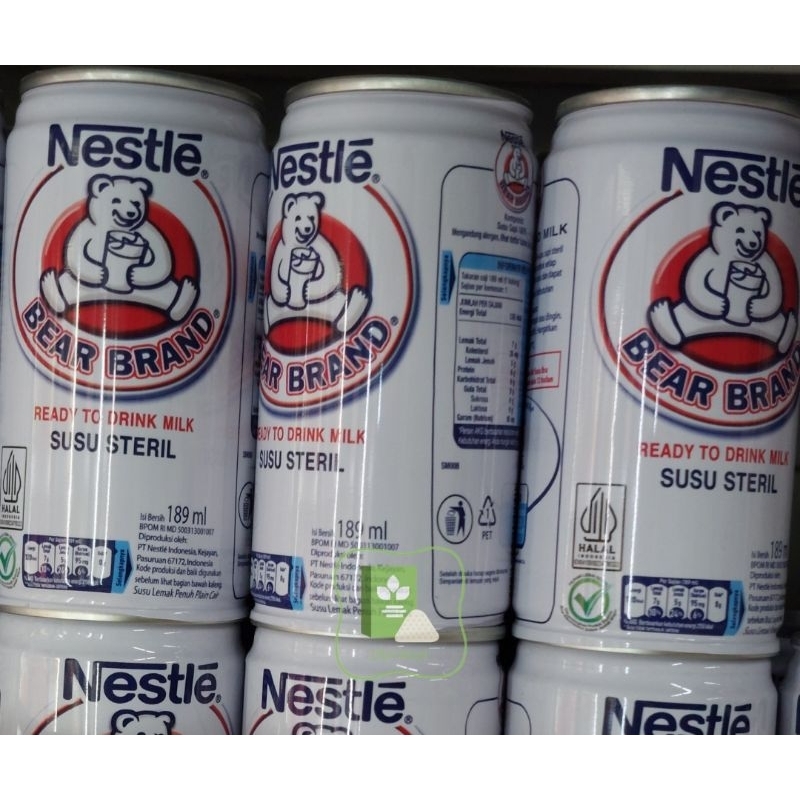 

Bear Brand Susu Steril 189ml / Susu Beruang / harga satuan / per 1 pcs
