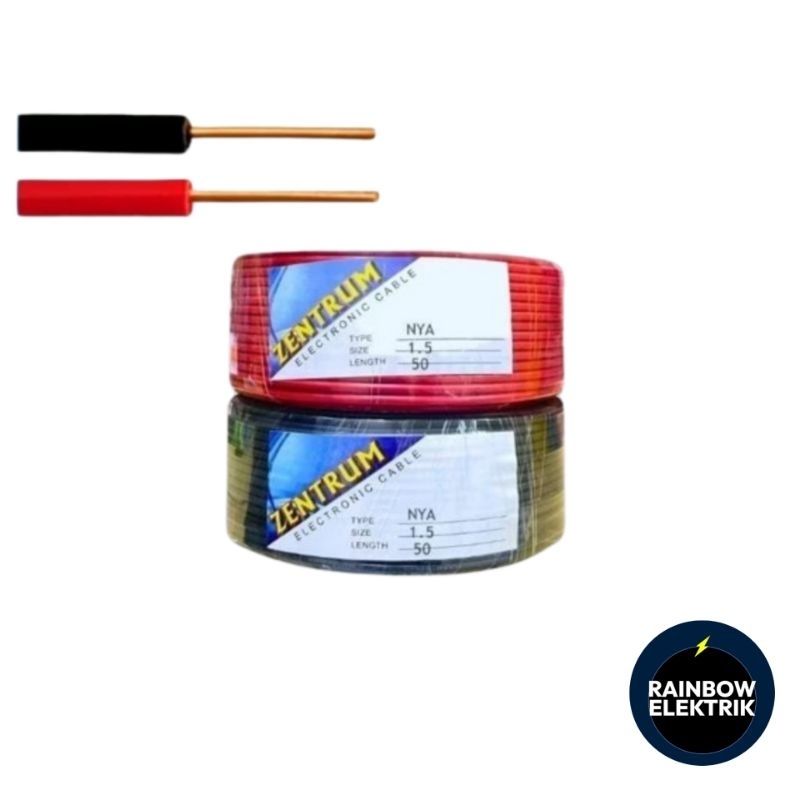 Kabel Listrik Kawat NYA Super 1 x 1.5 (40 Meter) Kawat Besar