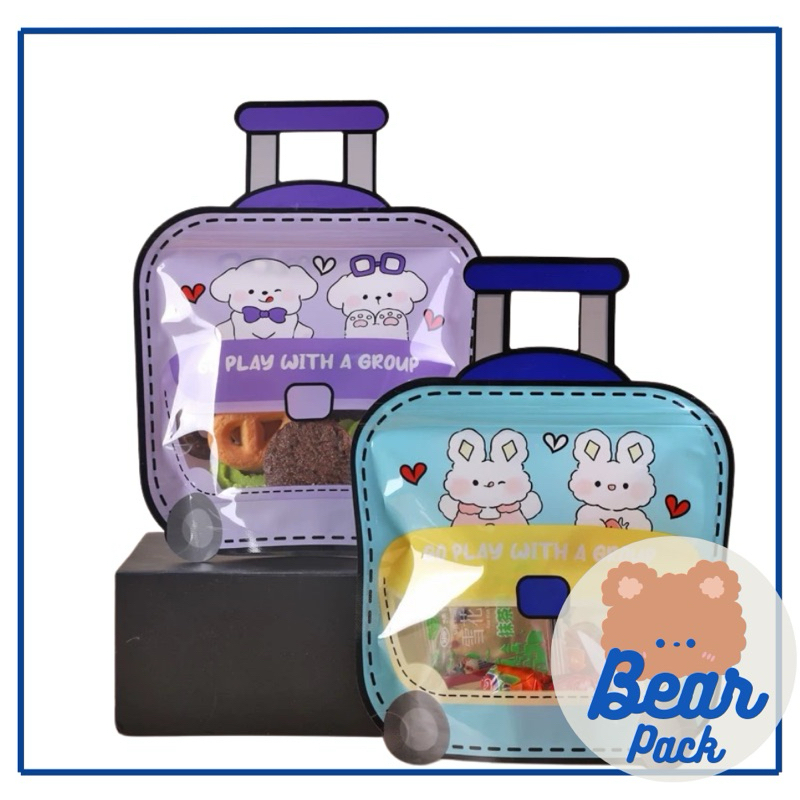 

Bear Pack- [ISI 10PCS] Plastik Ziplock Bentuk Koper
