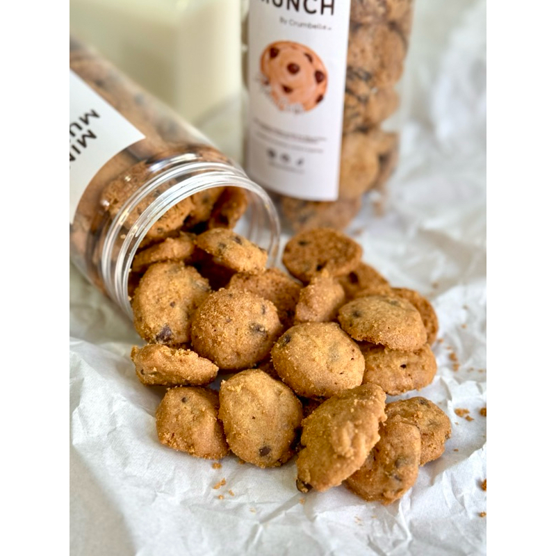 

Mini Munch by Crumbelle – Mini Cookies Renyah untuk Snack & Cereal