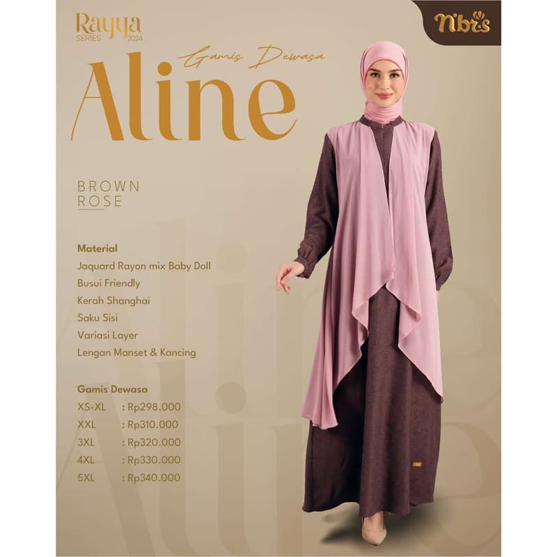 NIBRA'S ALINE BROWN ROSE