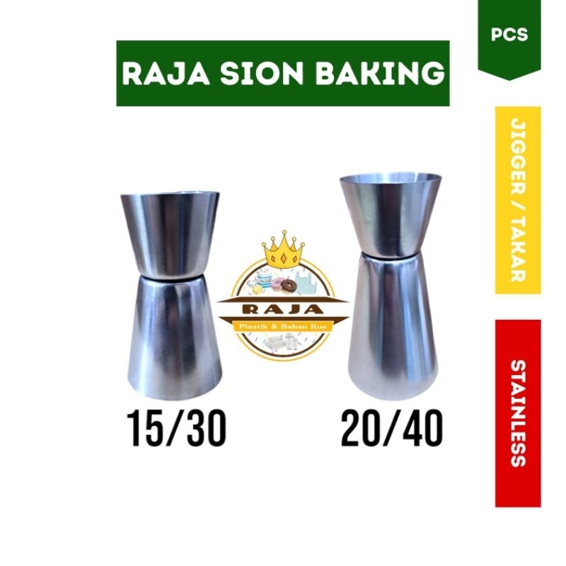 Jigger Stainless Steel / Gelas Ukur
