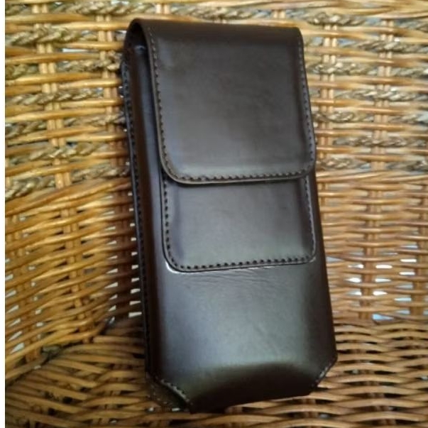 sarung HP single ukuran 7 inch kulit asli