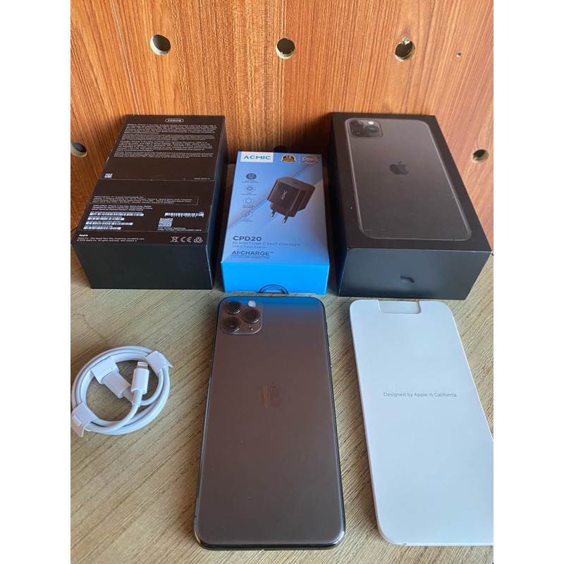 Second iBox iPhone 11 Promax 256GB Space Grey Fullset