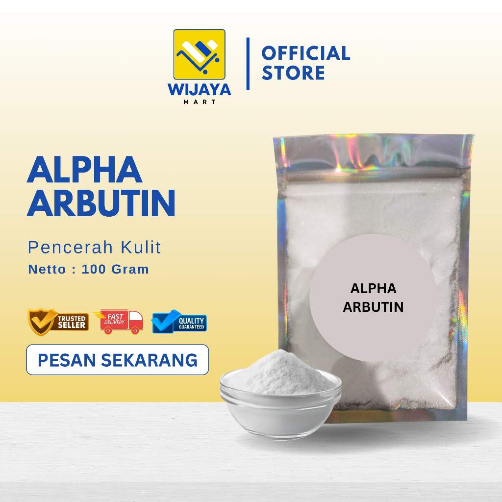 Alpha Arbutin Powder / Bubuk Alpha Arbutin 100 Gram