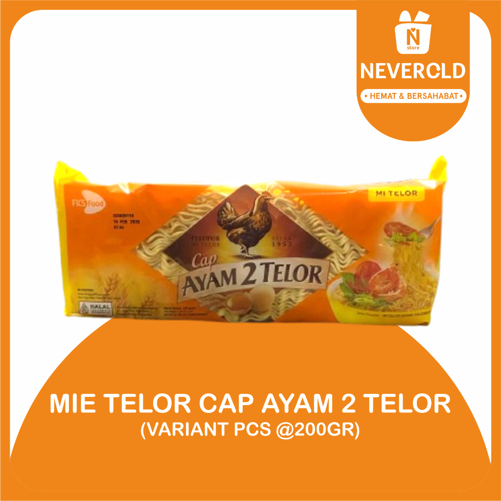 

MIE TELUR CAP AYAM 2 TELOR @200GR