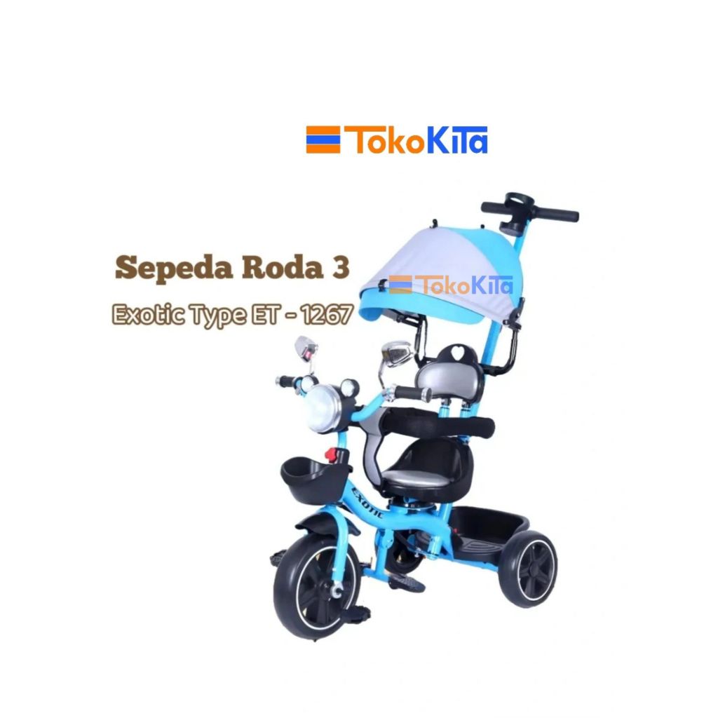 Tricycle/Sepeda Anak Roda 3 Exotic ET 1267