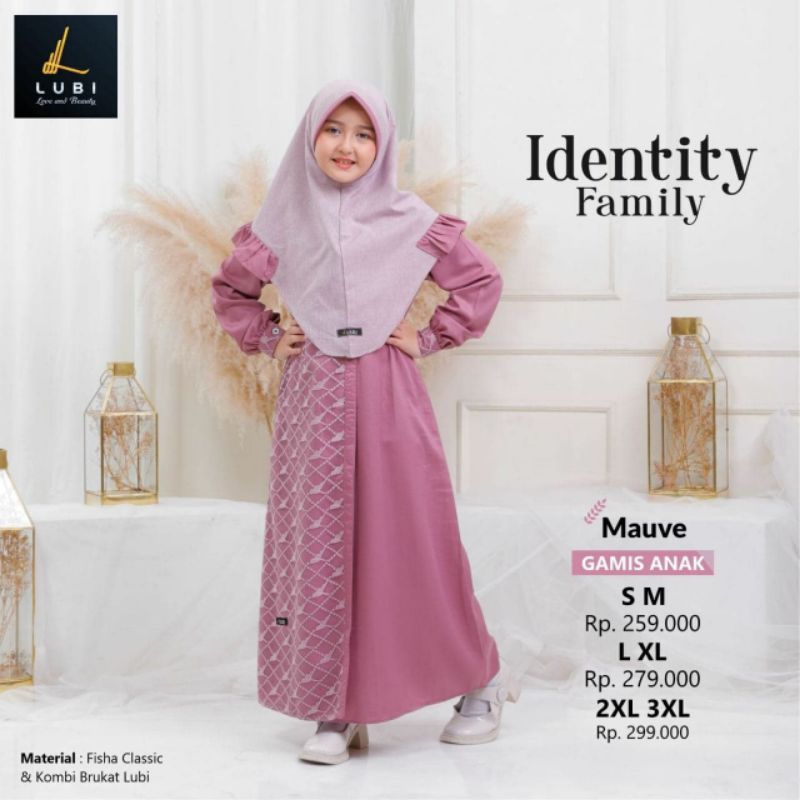 LUBI IDENTITY GAMIS ANAK