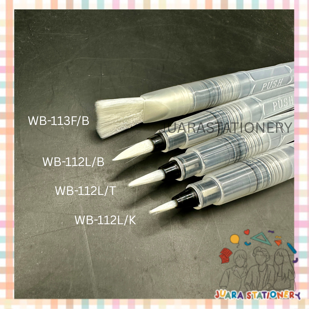

JUARASTATIONERY Water Brush Pen V-tec / Kuas Air Kuas Cat Waterbrush Kuas Lukis