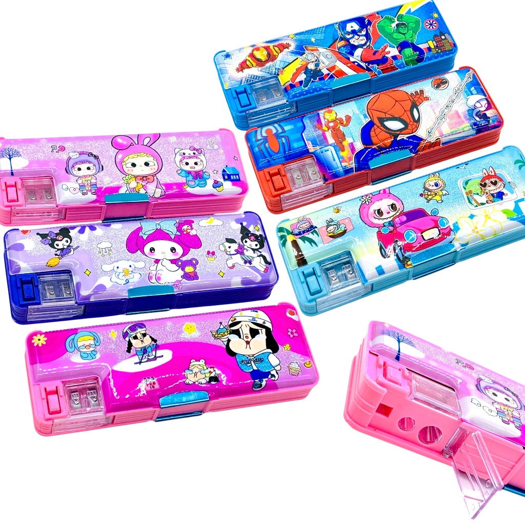 

TEMPAT PENSIL MAGNET FC-1758 GLITTER (22x7.5x3) / KOTAK PENSIL / PENCIL CASE KARAKTER