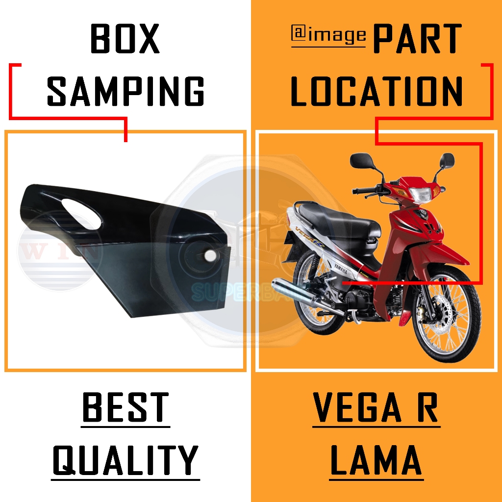 Box Samping Aki VEGA R LAMA FIZ R F1Z R Merk WIN / Cover Tutup Aki VEGA R LAMA FIZ R Original WIN