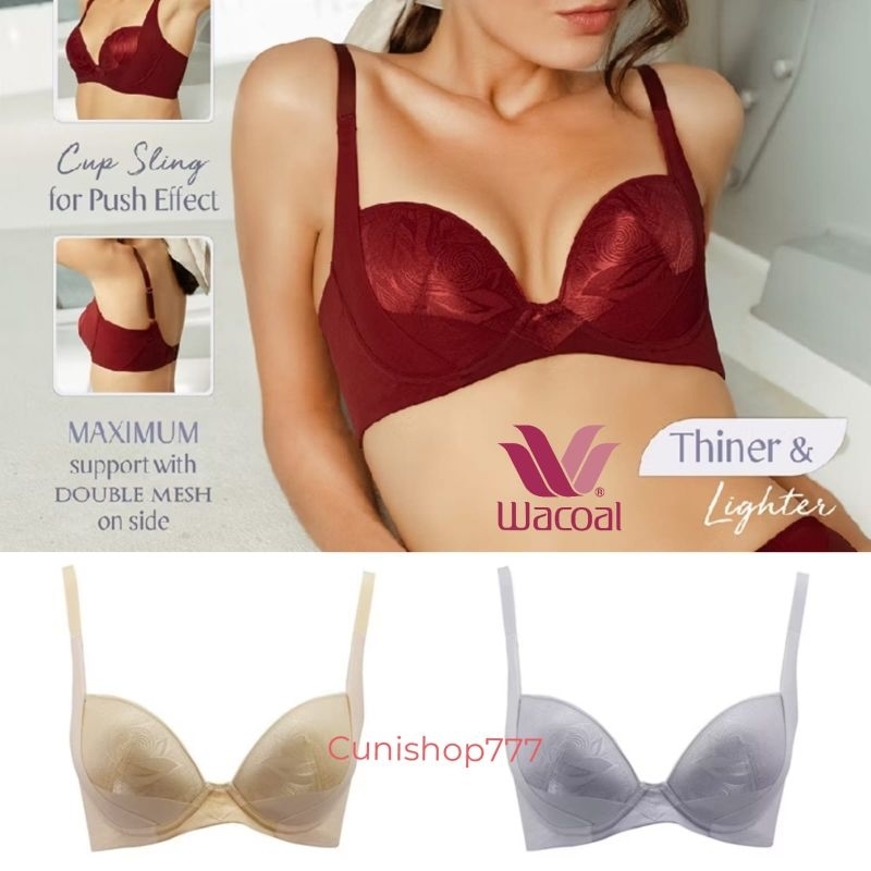 BRA WACOAL MAXIMUM SUPPORT PAKAI KAWAT 34B 34C 36B 36C PUSH UP IB 3206 BH PUSHUP IB3206
