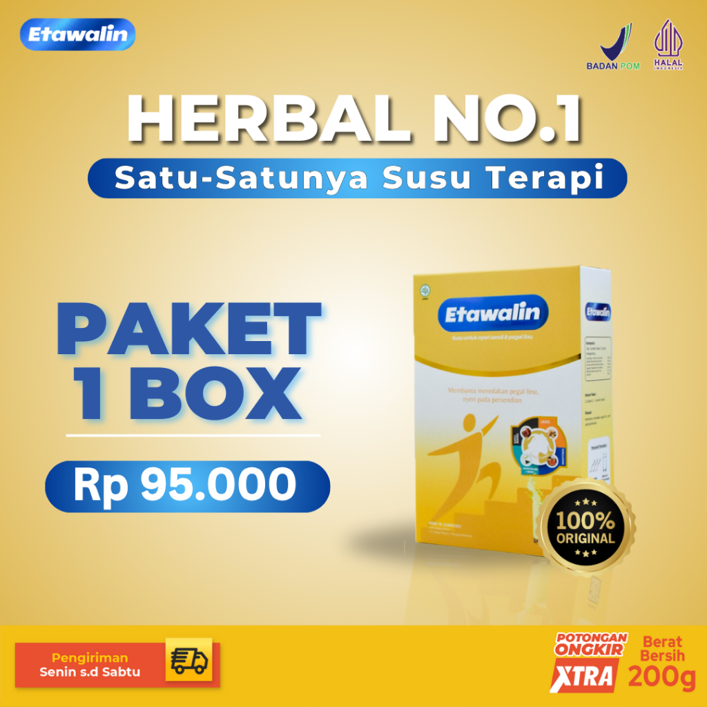 

Etawalin - Atasi Masalah Tulang dan Sendi Original 1 Box