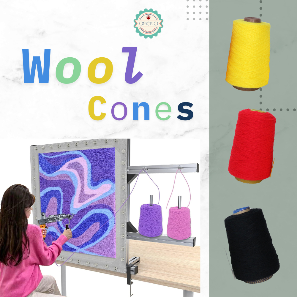KATALOG -  Benang Rajut Wool Aneka Cones  / Wol / Siet Yarn / Tufting Rug / Karpet - Part 1