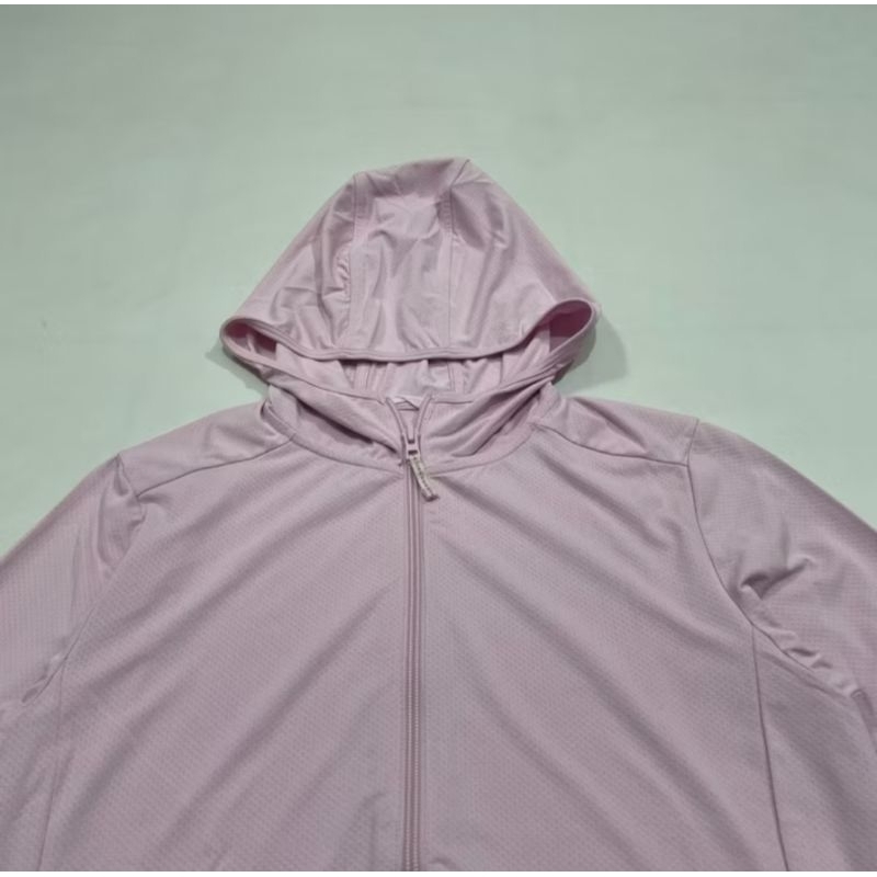 Jacket/jaket Airism Uniqlo pink jaket running uniqlo