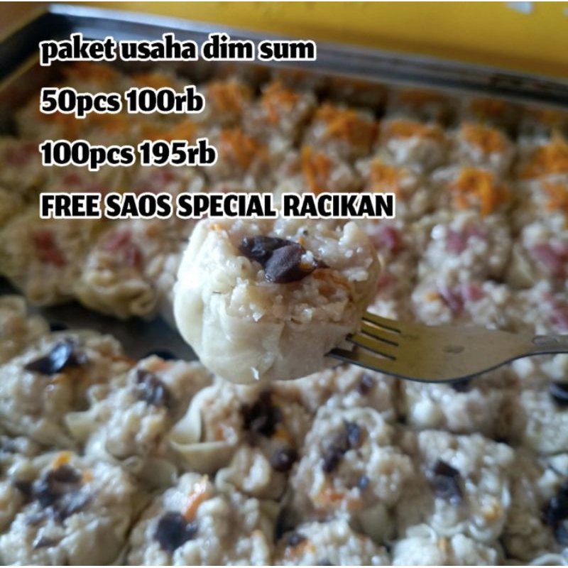 

PAKET USAHA DIM SUM FREE SAOS RACIKAN