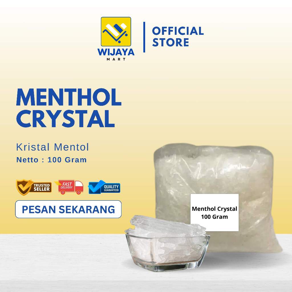 

Menthol Crystal / Menthol Kristal Food Grade 100 Gram