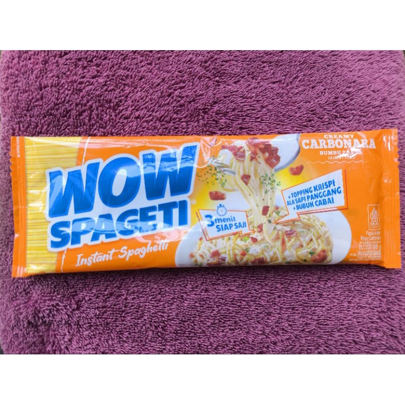 

Wow Spageti rasa carbonara 88gr - satuan