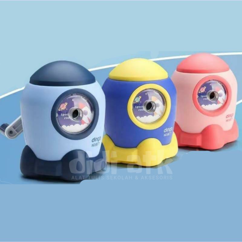 

Rautan Putar Karakter Roket Astronot Sharpner Stationery